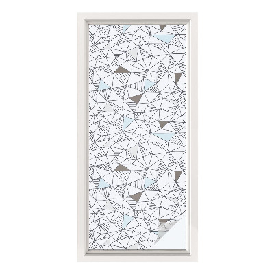 Brise-vue pour fenêtre formes abstraites