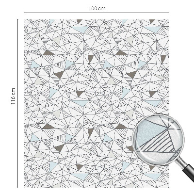 Brise-vue pour fenêtre formes abstraites