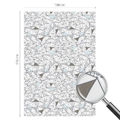 Brise-vue pour fenêtre formes abstraites