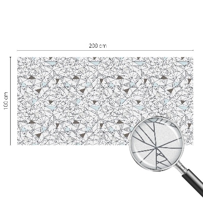 Brise-vue pour fenêtre formes abstraites