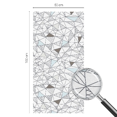 Brise-vue pour fenêtre formes abstraites