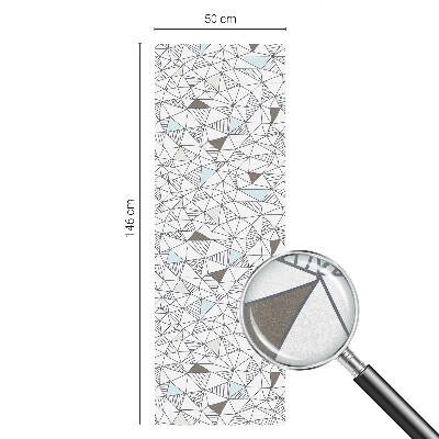 Brise-vue pour fenêtre formes abstraites