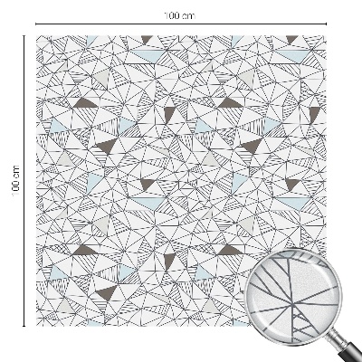 Brise-vue pour fenêtre formes abstraites