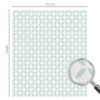 Sticker fenêtre vitrail adhésif formes abstraites