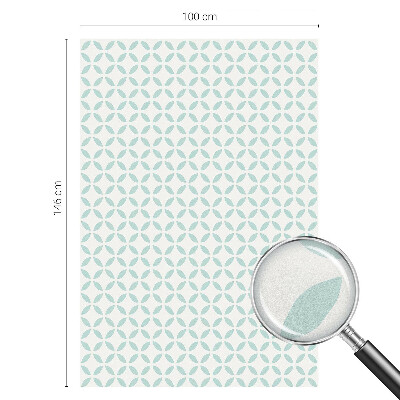 Sticker fenêtre vitrail adhésif formes abstraites