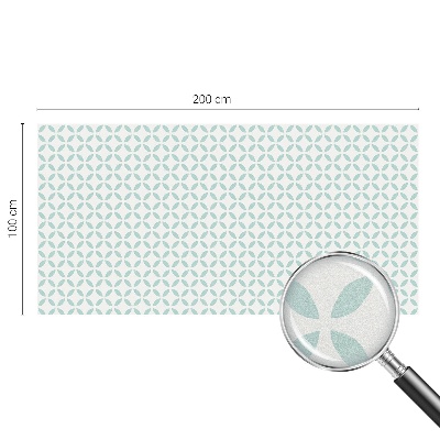 Sticker fenêtre vitrail adhésif formes abstraites