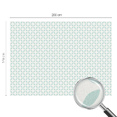 Sticker fenêtre vitrail adhésif formes abstraites