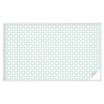 Sticker fenêtre vitrail adhésif formes abstraites