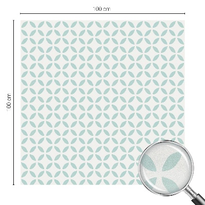 Sticker fenêtre vitrail adhésif formes abstraites