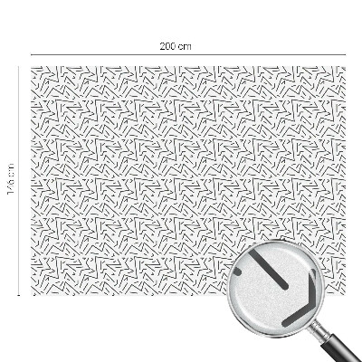 Film occultant pour fenêtre zigzags abstraits