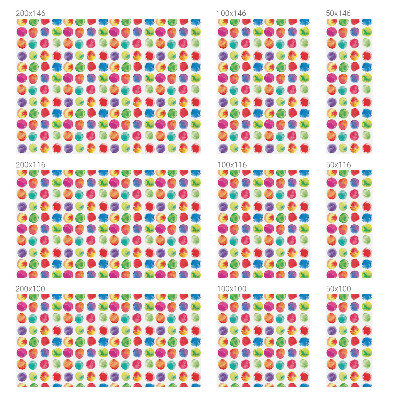 Film adhésif pour vitrage dépoli vitrail Cercles colorés