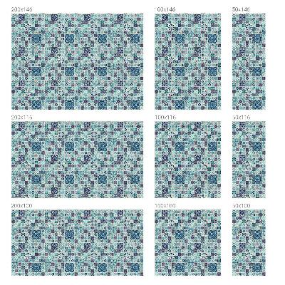 Film solaire fenêtre décoratif aspect vitrail Carreaux floraux