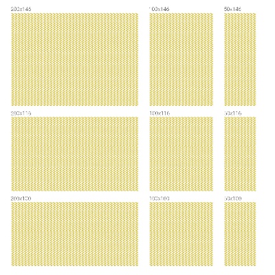 Film solaire fenêtre décoratif aspect vitrail zigzags jaunes