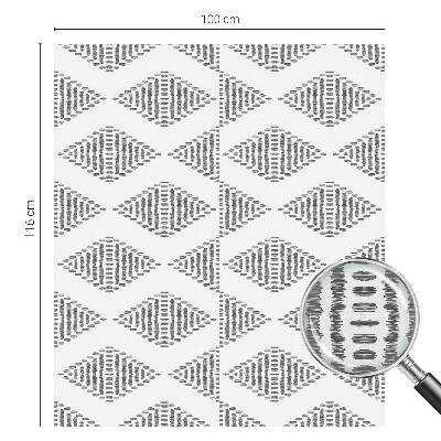 Brise-vue pour fenêtre Diamants géométriques