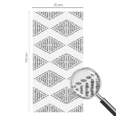 Brise-vue pour fenêtre Diamants géométriques