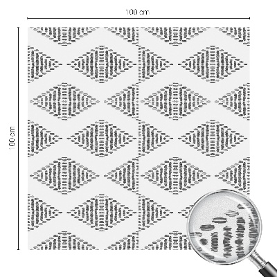 Brise-vue pour fenêtre Diamants géométriques