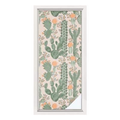 Brise-vue pour fenêtre plantes succulentes vertes