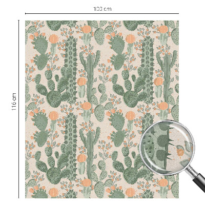 Brise-vue pour fenêtre plantes succulentes vertes