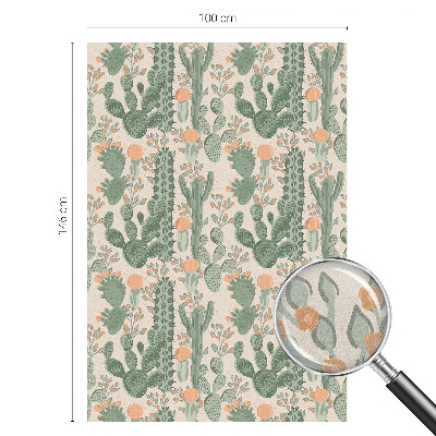 Brise-vue pour fenêtre plantes succulentes vertes