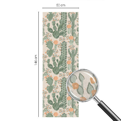 Brise-vue pour fenêtre plantes succulentes vertes