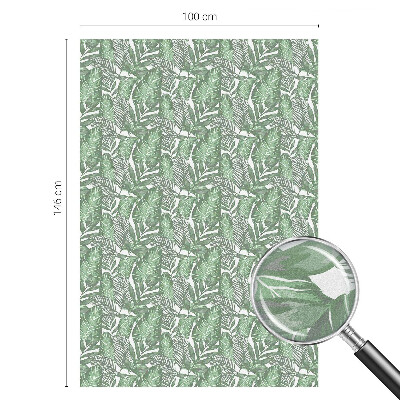 Film solaire fenêtre décoratif aspect vitrail Harmonie verte