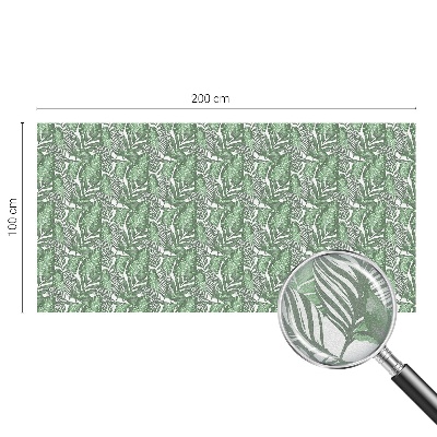 Film solaire fenêtre décoratif aspect vitrail Harmonie verte