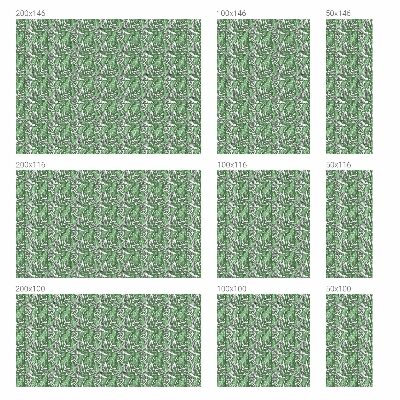 Film solaire fenêtre décoratif aspect vitrail Harmonie verte