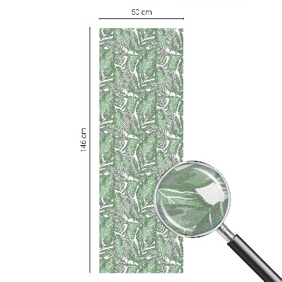 Film solaire fenêtre décoratif aspect vitrail Harmonie verte