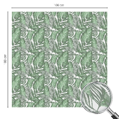 Film solaire fenêtre décoratif aspect vitrail Harmonie verte