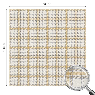 Film adhésif pour vitrage dépoli vitrail Grille géométrique