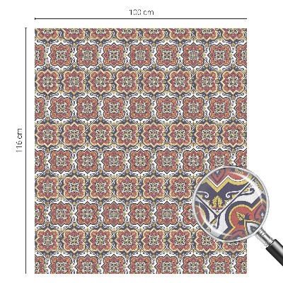 Film occultant pour fenêtre ornement floral