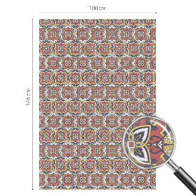 Film occultant pour fenêtre ornement floral