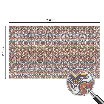 Film occultant pour fenêtre ornement floral