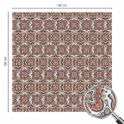 Film occultant pour fenêtre ornement floral