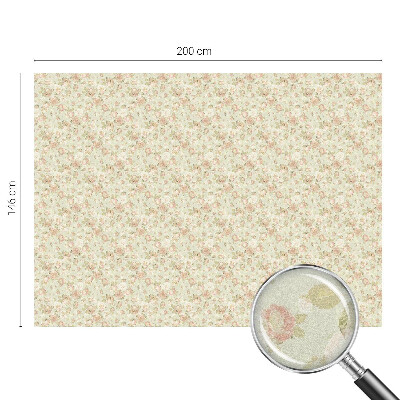 Sticker fenêtre vitrail adhésif élégance florale