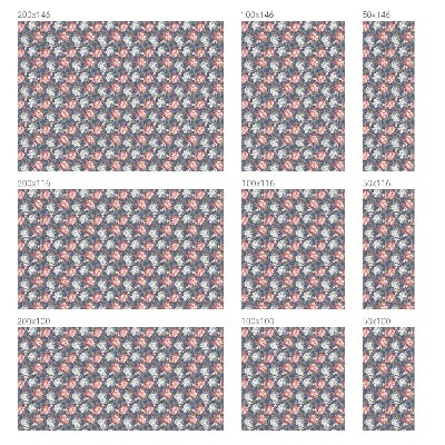 Brise-vue pour fenêtre élégance florale