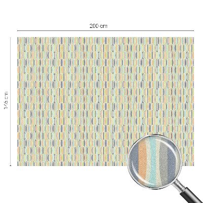 Film adhésif pour vitrage dépoli vitrail Motifs ovales