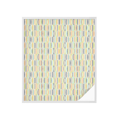 Film adhésif pour vitrage dépoli vitrail Motifs ovales