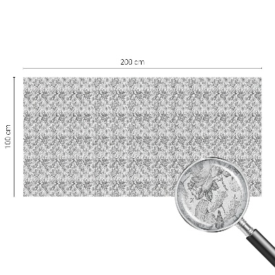 Film adhésif pour vitrage dépoli vitrail élégance florale