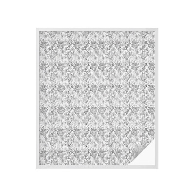 Film adhésif pour vitrage dépoli vitrail élégance florale