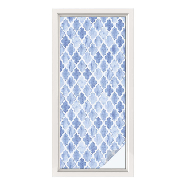 Film solaire fenêtre décoratif aspect vitrail Élégance aquarelle