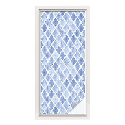 Film solaire fenêtre décoratif aspect vitrail Élégance aquarelle