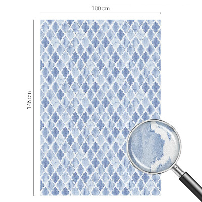 Film solaire fenêtre décoratif aspect vitrail Élégance aquarelle