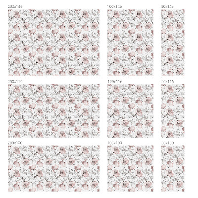 Film solaire fenêtre décoratif aspect vitrail feuilles de rose