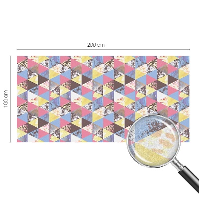 Brise-vue pour fenêtre Triangles colorés