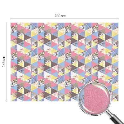 Brise-vue pour fenêtre Triangles colorés