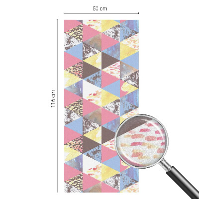 Brise-vue pour fenêtre Triangles colorés