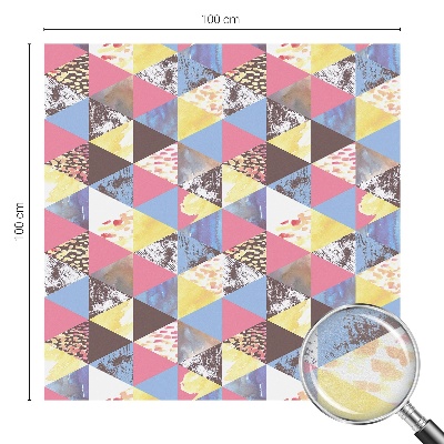 Brise-vue pour fenêtre Triangles colorés