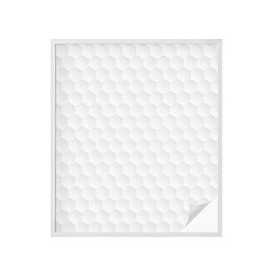 Film adhésif pour vitrage dépoli vitrail Mosaïque blanche