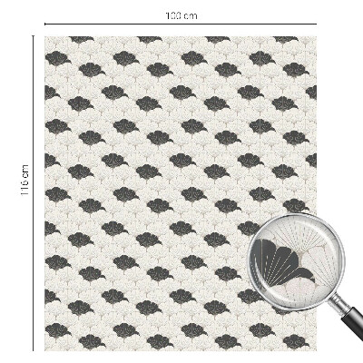 Sticker fenêtre vitrail adhésif Fans contrastés